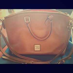 Dooney & Bourke Caramel Domed Satchel